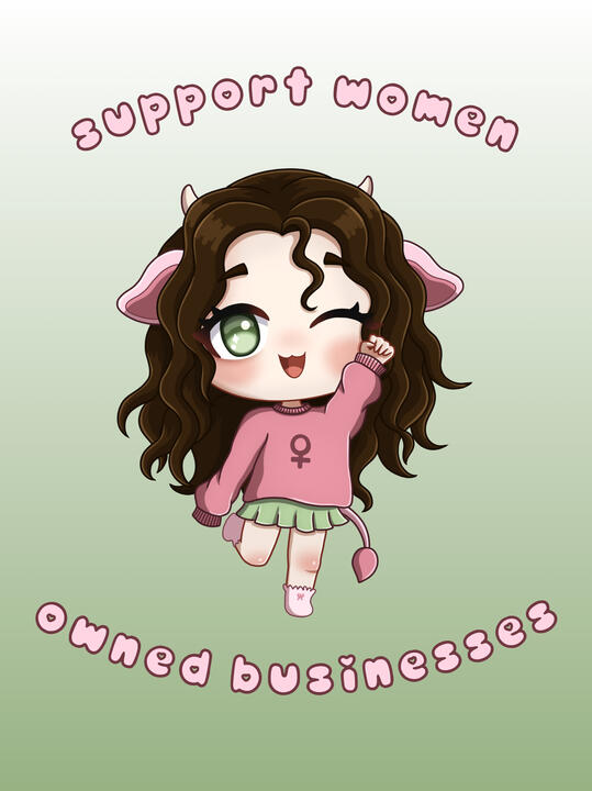 women&#39;s day chibi